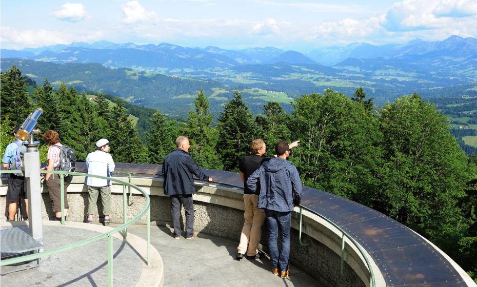 Panorama platform on the PfÃ¤nder