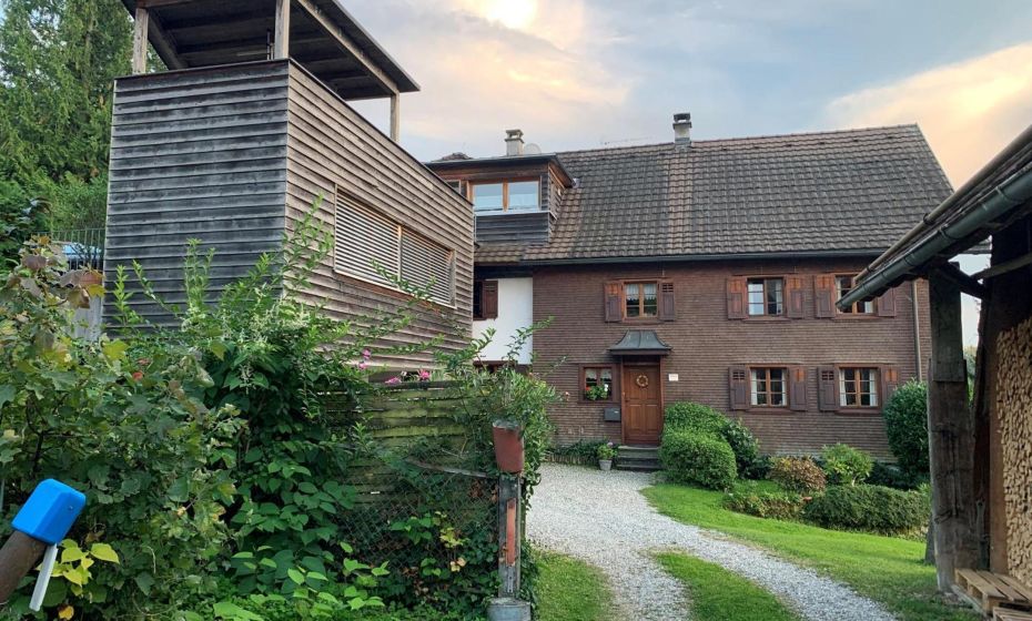 Bauernhaus am PfÃ¤nderhang mit Seeblick