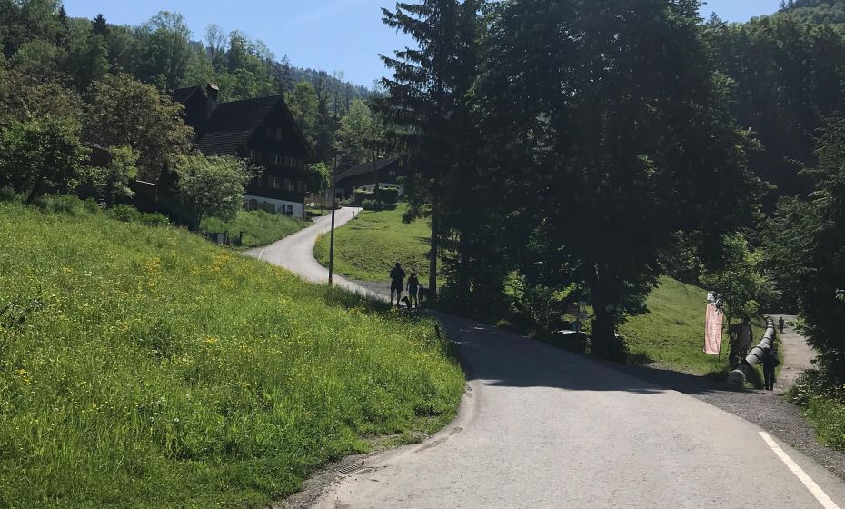 Radtour Dornbirn GÃ¼tle Kobelalpe beckenmann