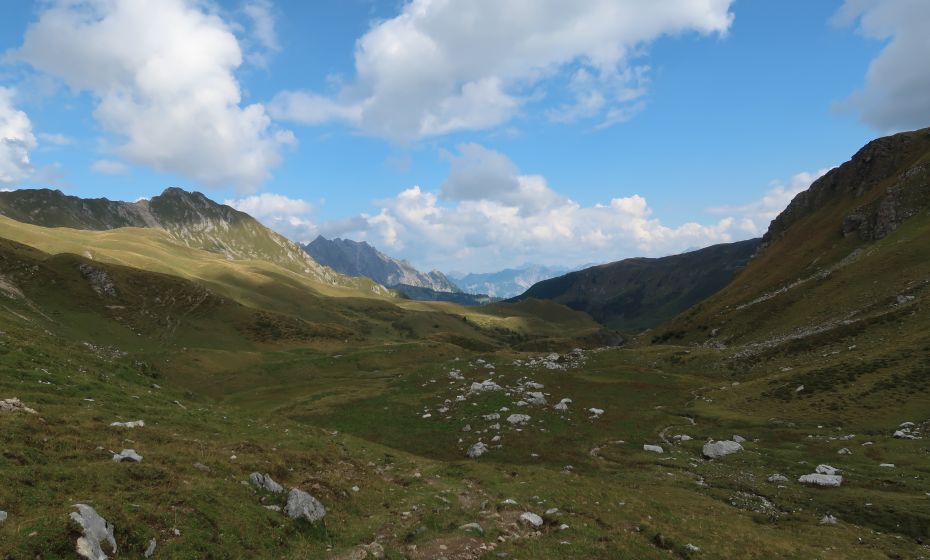 Blick durch das Rellstal ins Montafon Blick durch das Rellstal ins Montafon