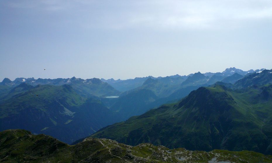 Ausblick von der Madrisellaspitze