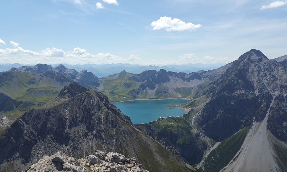 Blick vom Saulakopf zum LÃ¼nersee