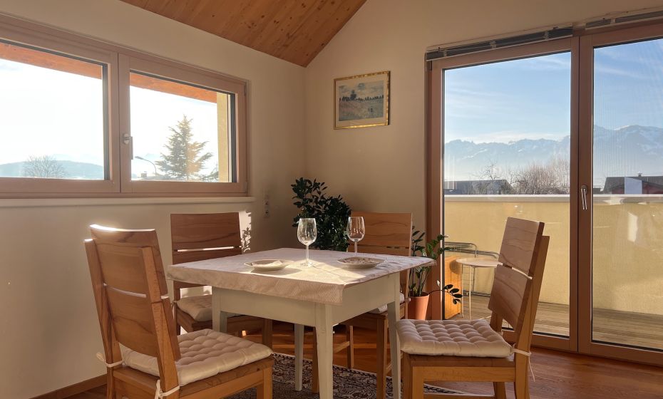 Apartment Vinomna Rankweil, Esszimmer