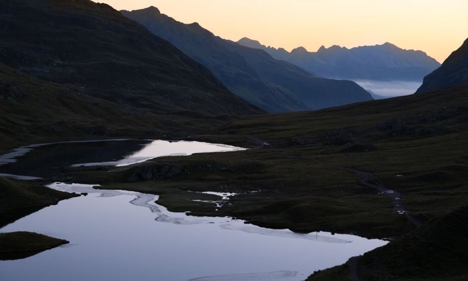 Scheidsee vor Sonnenaufgang