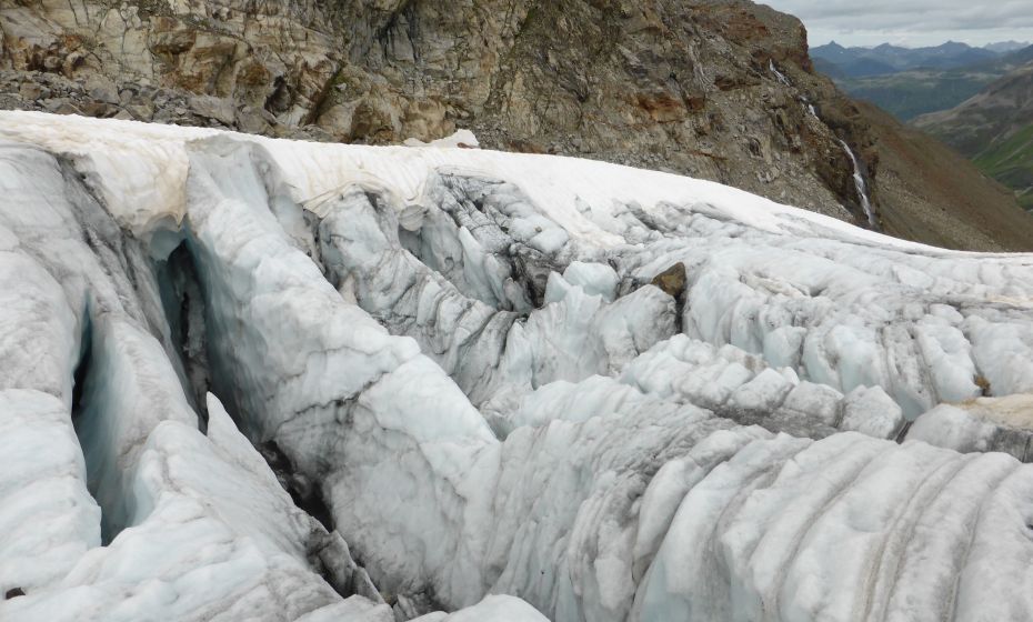 Gletscherspalten