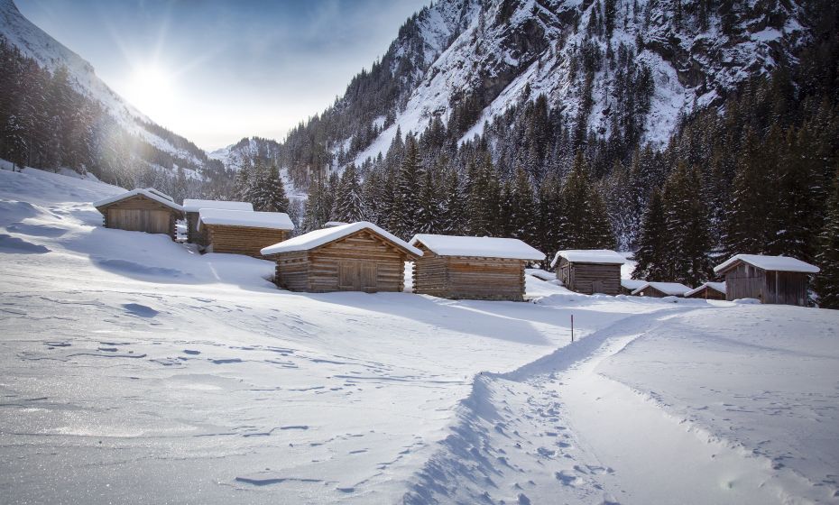 Winterlandschaft Partenen Winterlandschaft Partenen