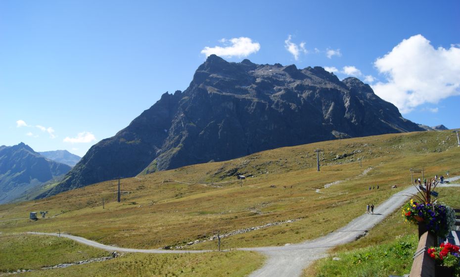 Gargellen Panoramablick vom Schafberghüsli Gargellen Panoramablick vom Schafberghüsli
