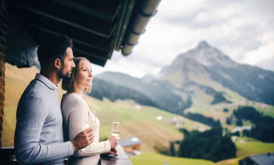 Warther Hof - Aussicht Arlbergzimmer Warther Hof - Aussicht Arlbergzimmer