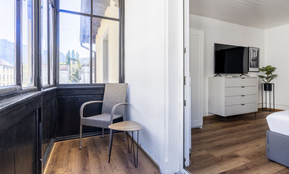 homy Lakeside Symphony Apt 6 Bregenz, Schlafzimmer mit Balkon 2 Bild 1