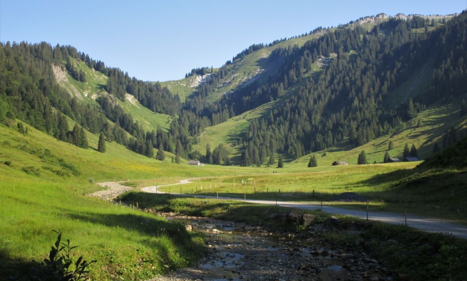 Das traumschöne Garnitzatal mit den Alpen Vordergarnitza und Hintergarnitza Das traumschöne Garnitzatal mit den Alpen Vordergarnitza und Hintergarnitza