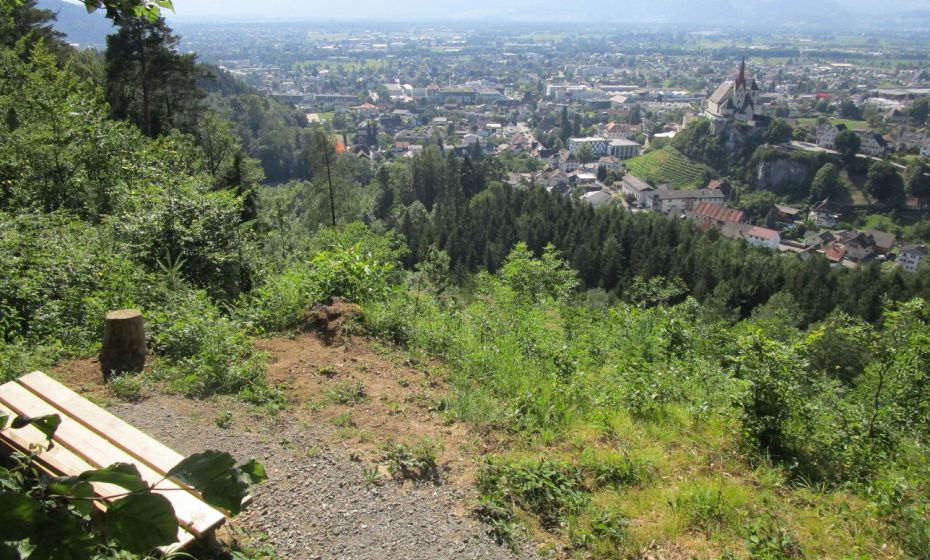 SchÃ¶ne Aussicht von der Gastra Ã¼ber Rankweil