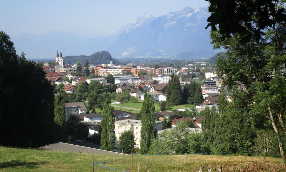 Erich Zucalli - www.guideservice.at Blick vom Lusbühl auf Götzis