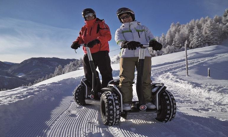 Segway im Schnee Segway im Schnee