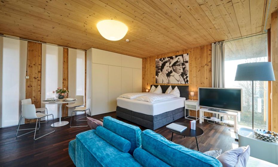 Design Apartment mit Panoramafenster & Naturblick - KLIMATISIERT