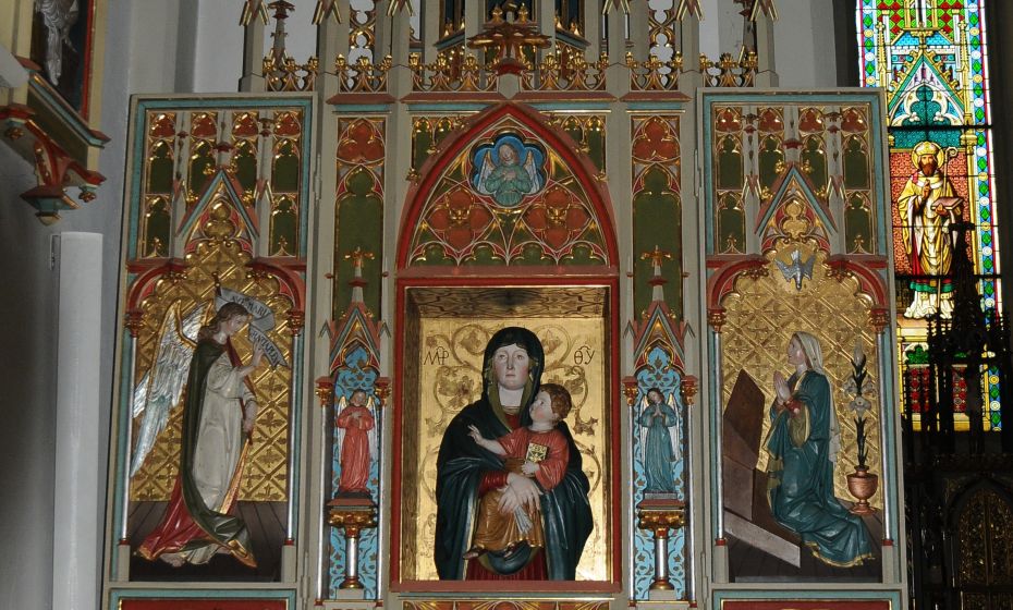 Barbara Neyer Kuratienkirche Heiliger Wolfgang Seitenaltar