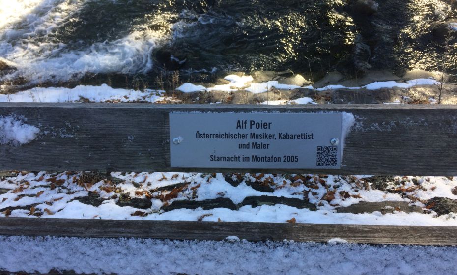 Weg der groÃen Namen im Winter