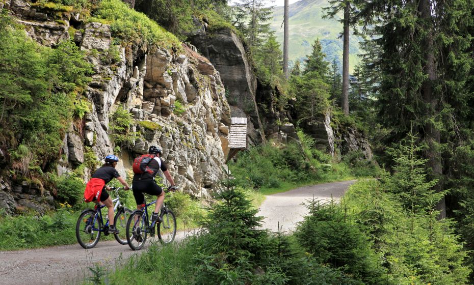 Biken auf dem Kristberg Biken auf dem Kristberg