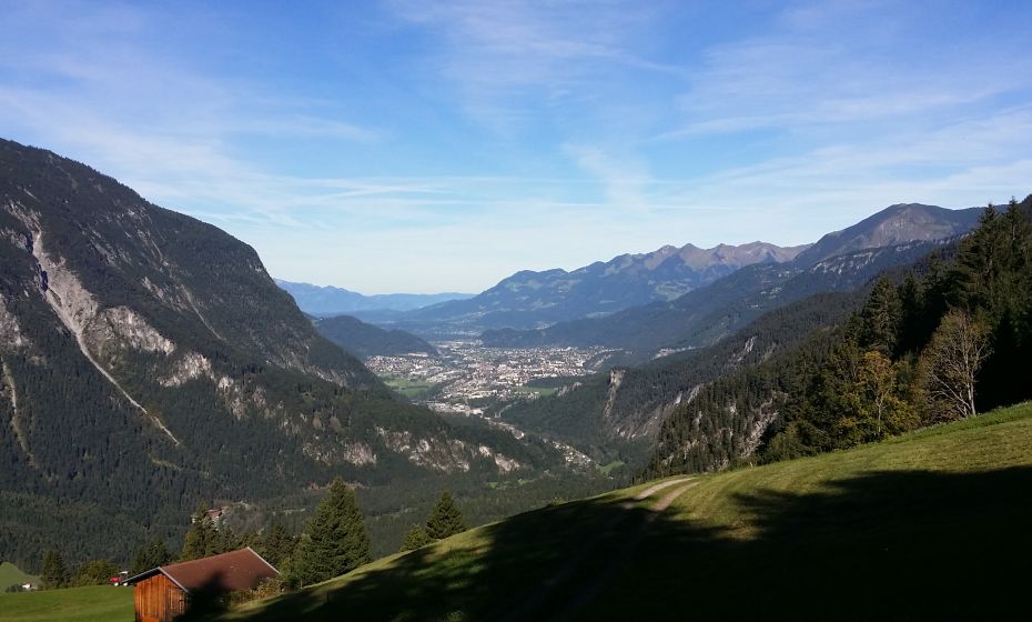 Ausblick nach Bludenz/Walgau