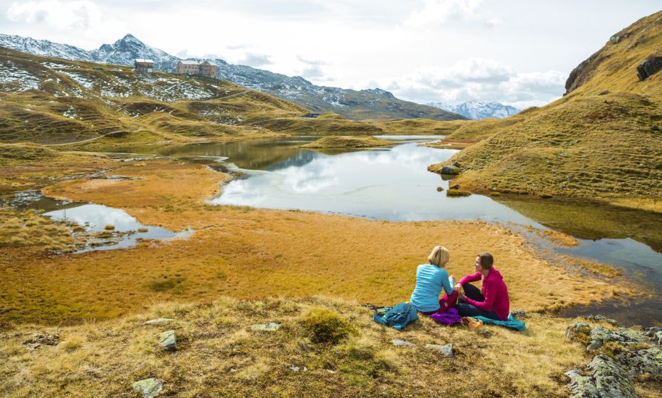Scheidseen und Neue Heilbronner Hütte Scheidseen und Neue Heilbronner Hütte