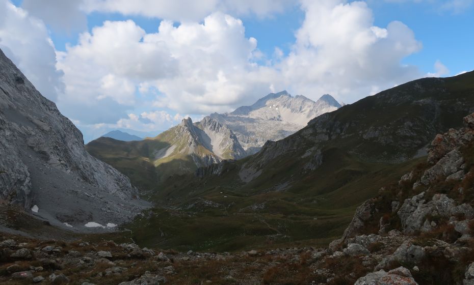 Blick vom Verajoch auf die Schesaplana Blick vom Verajoch auf die Schesaplana