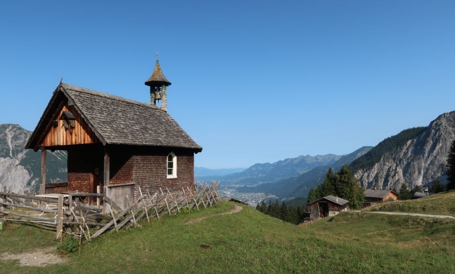 Niclas Bösch Kapelle beim Alpengasthof Rellseck