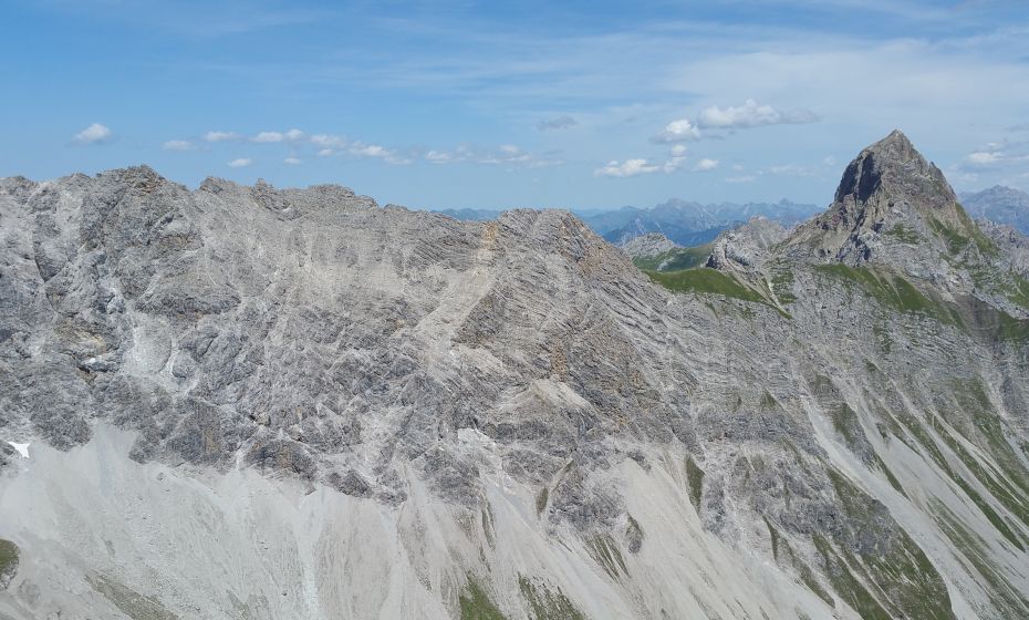 Blick vom Saulakopf Richtung Zimba Blick vom Saulakopf Richtung Zimba