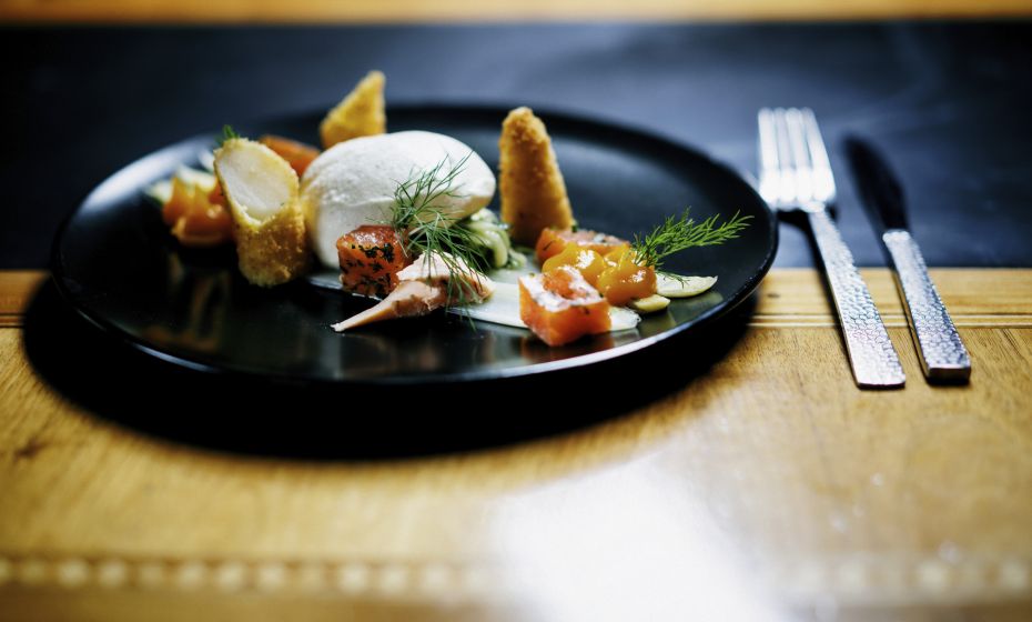 Fischgericht im Gasthaus RÃ¶ssle in Nenzing