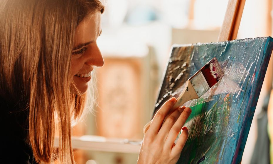 Atelier am Berg with painting courses and workshops