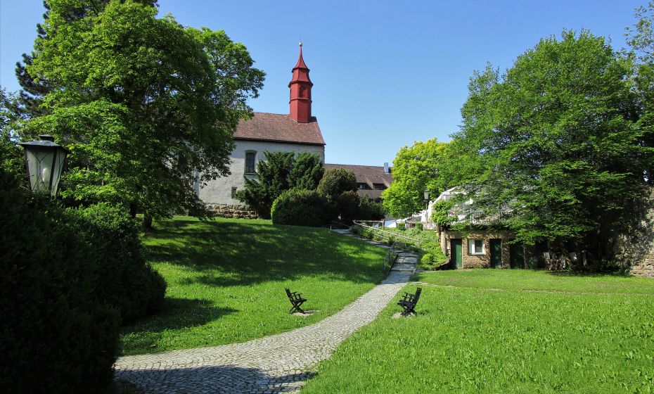 ... der Wallfahrtskirche des Hl. Gebhard.