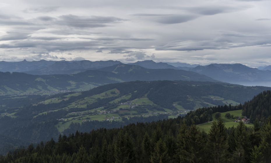 Hirschberg Blick Richtung Bregenzerwald Hirschberg Blick Richtung Bregenzerwald