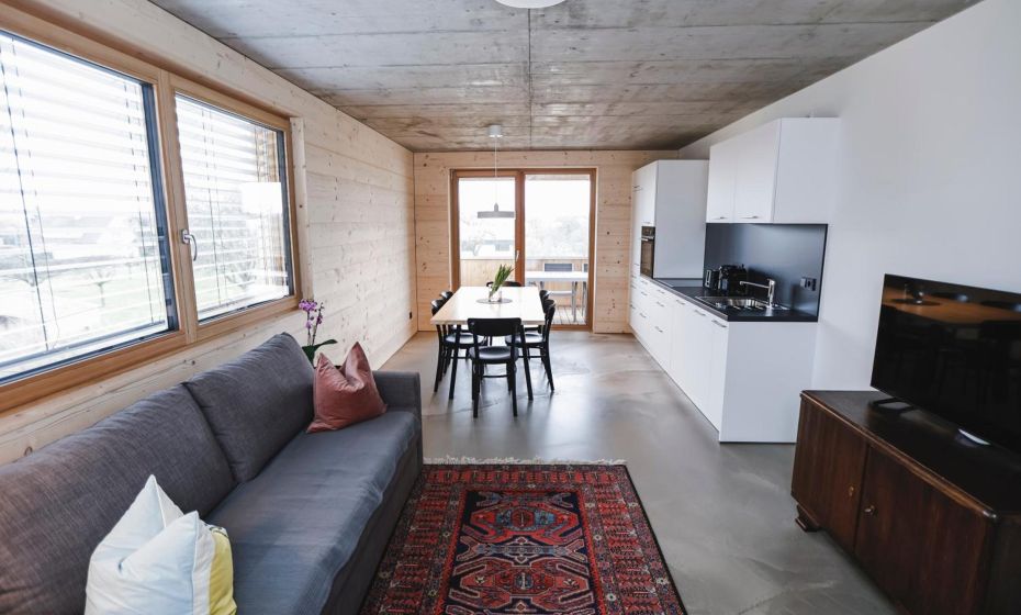 BOUTIQUE APARTMENTS LUSTENAU Nachhaltige Kühlung über Erdsonde und Fussbodenkühlung BOUTIQUE APARTMENTS LUSTENAU Nachhaltige Kühlung über Erdsonde und Fussbodenkühlung