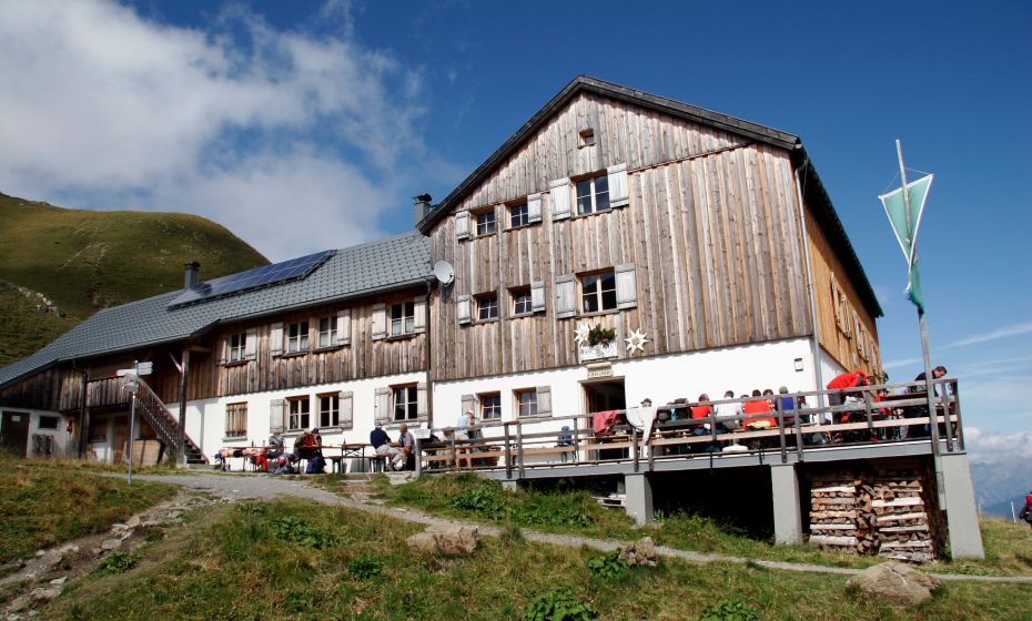 Die Tilisunahütte im Rätikon Die Tilisunahütte im Rätikon