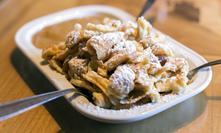 Leckerer Kaiserschmarren auf der Saarbrücker Hütte Leckerer Kaiserschmarren auf der Saarbrücker Hütte