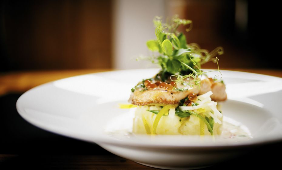 Fischgericht im Gasthaus RÃ¶ssle in Nenzing