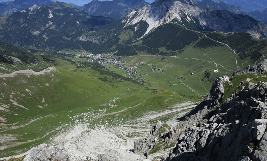 Erich Zucalli - www.guideservice.at Blick auf das Hochtal von Malbun (FL)