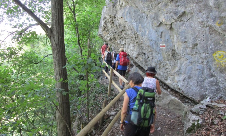 Erich Zucalli - www.guideservice.at Wer würde hier im Tal einen solch interessanten Steig vermuten?