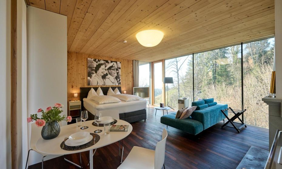 Design Apartment mit Panoramafenster & Naturblick - KLIMATISIERT