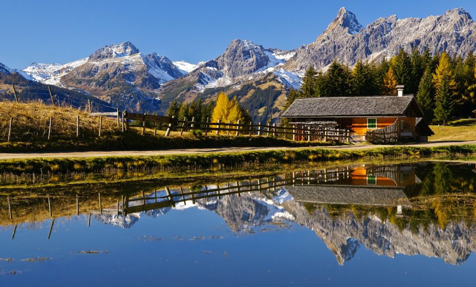 Fritzensee - im Hintergrund die Zimba