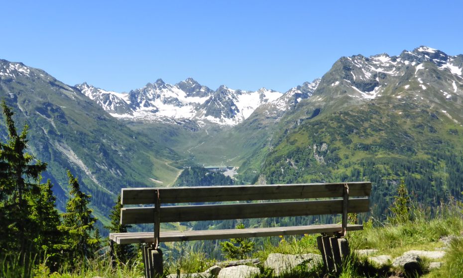 Blick Silvretta HochalpenstraÃe