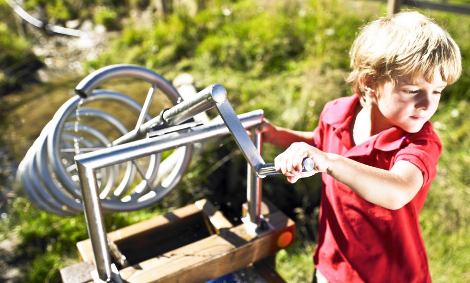 Golmi`s Forschungspfad - Wasserspielbereich Golmi`s Forschungspfad - Wasserspielbereich