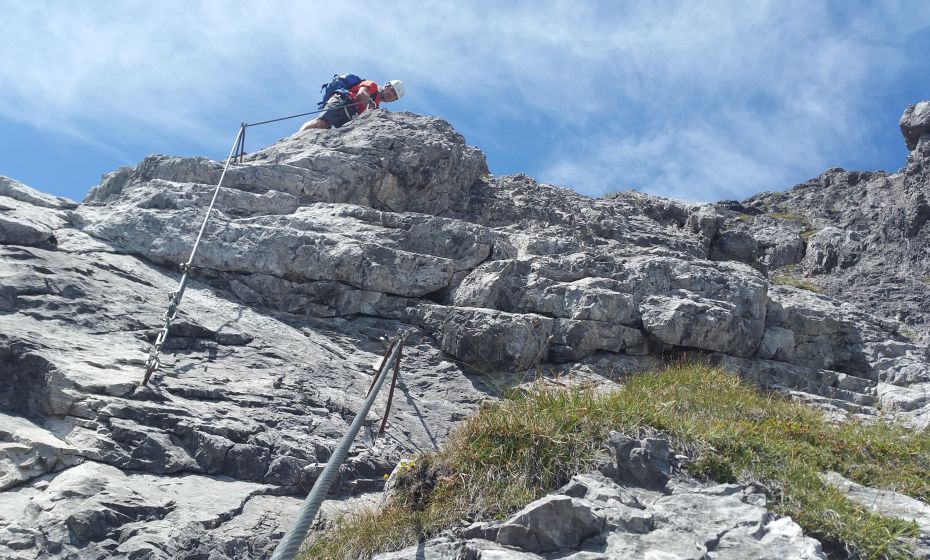 Es geht immer recht steil hoch