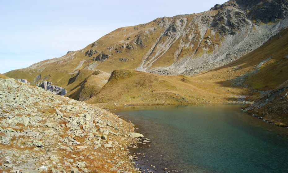 Der Gafiersee in der Schweiz Der Gafiersee in der Schweiz