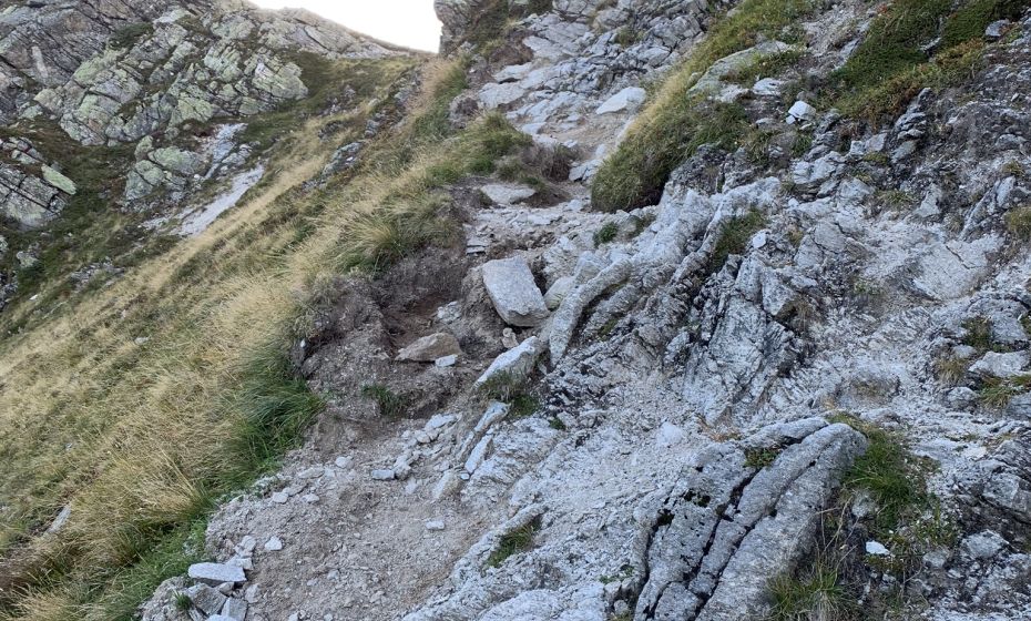 Weg zum Hochmadererjoch Weg zum Hochmadererjoch