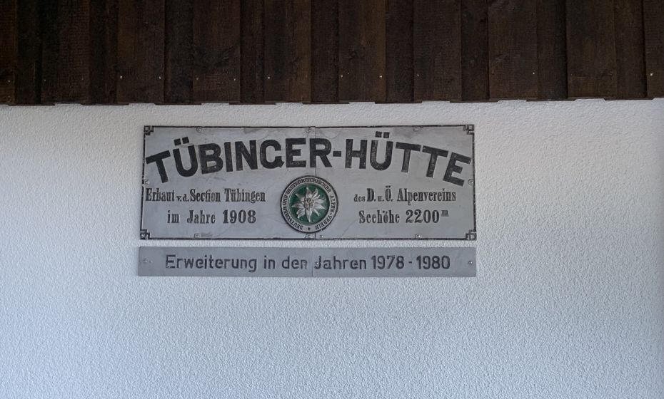 Tübinger Hütte Tübinger Hütte