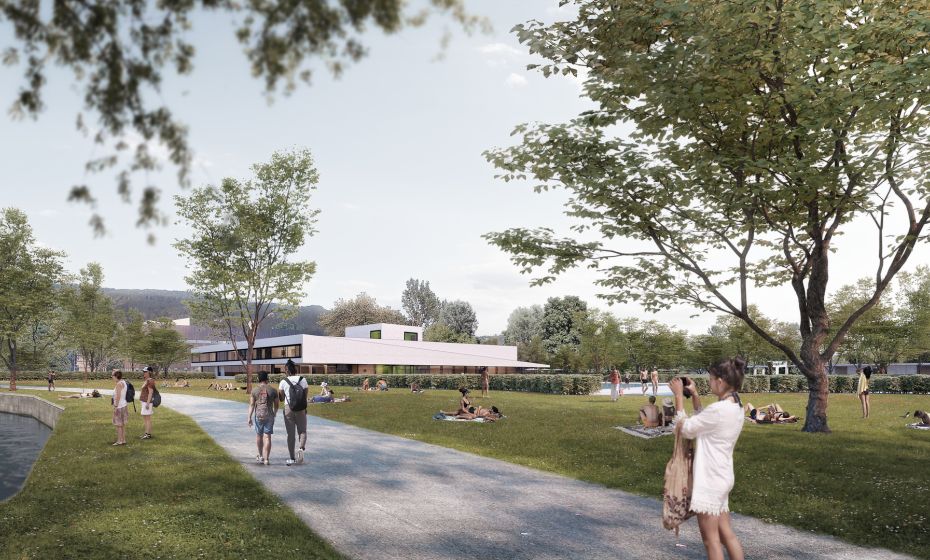 Neubau Hallenbad Bregenz (c) ARGE Riegger, Metzler, SchellingSeebad Bregenz