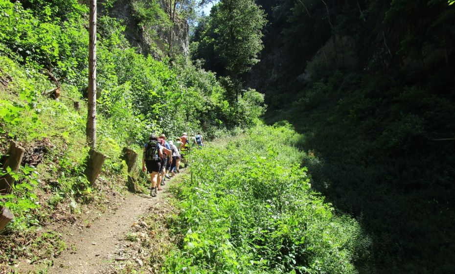Erich Zucalli - www.guideservice.at Die Schlucht der Urill ist heute ein Trockental