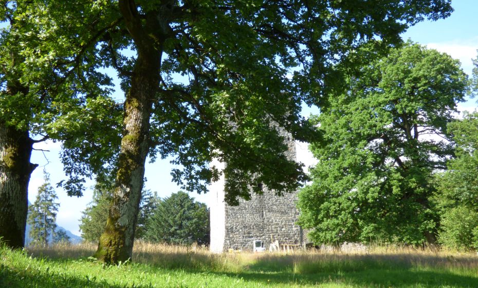 Barbara Neyer Burgruine Tosters