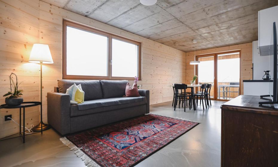 BOUTIQUE APARTMENTS LUSTENAU Nachhaltige Kühlung über Erdsonde und Fussbodenkühlung BOUTIQUE APARTMENTS LUSTENAU Nachhaltige Kühlung über Erdsonde und Fussbodenkühlung