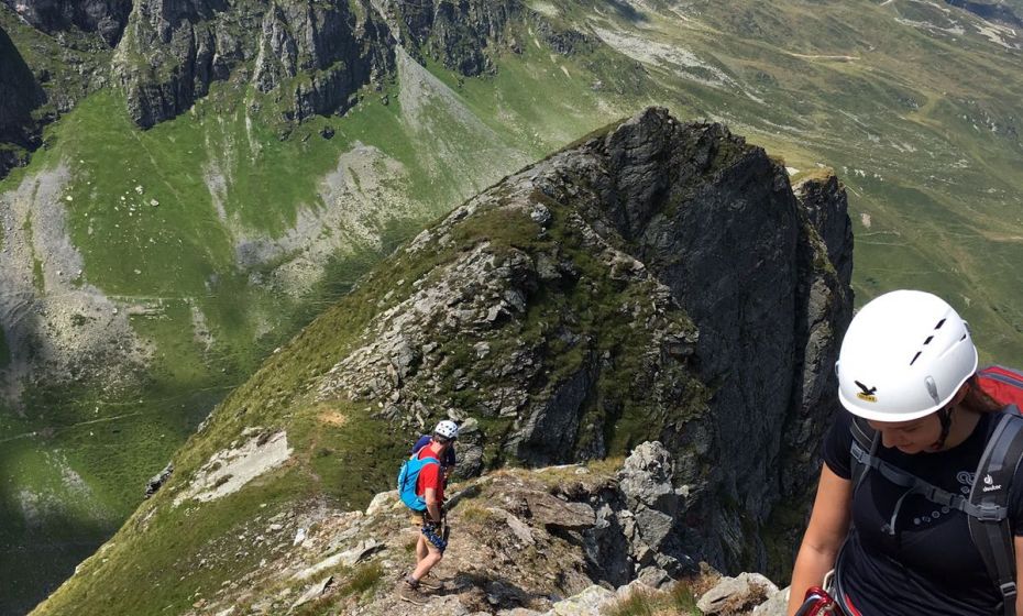 Weg zum Gipfel Madrisella