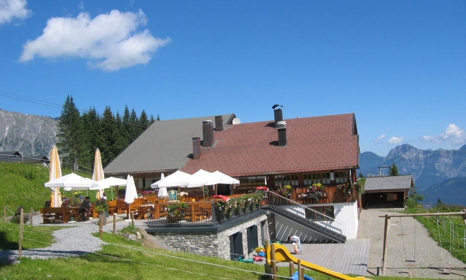 Am Ende der Wanderung befindet sich das Haus Matschwitz